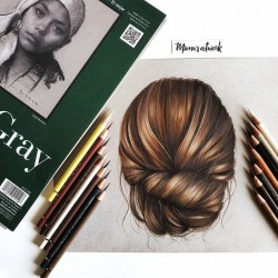 Strathmore A4 Pad Toned Gray ( 22.9X30.5 CM x 50 sheets) 118 g/m2 Gray paper color 400 Series Heavyweight Drawing (9*12 IN)